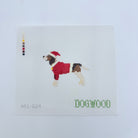 Santa Beagle Canvas - KC Needlepoint