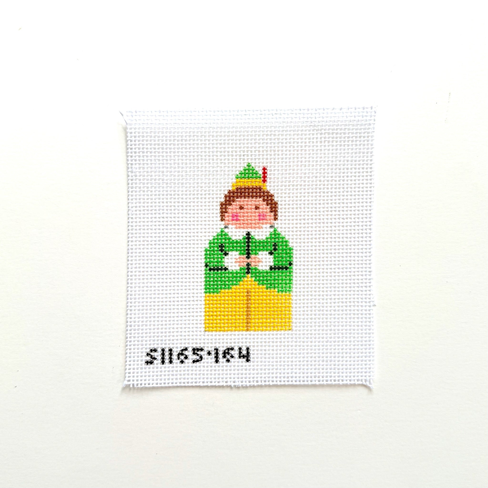 Elf Angel Needlepoint Canvas - KC Needlepoint