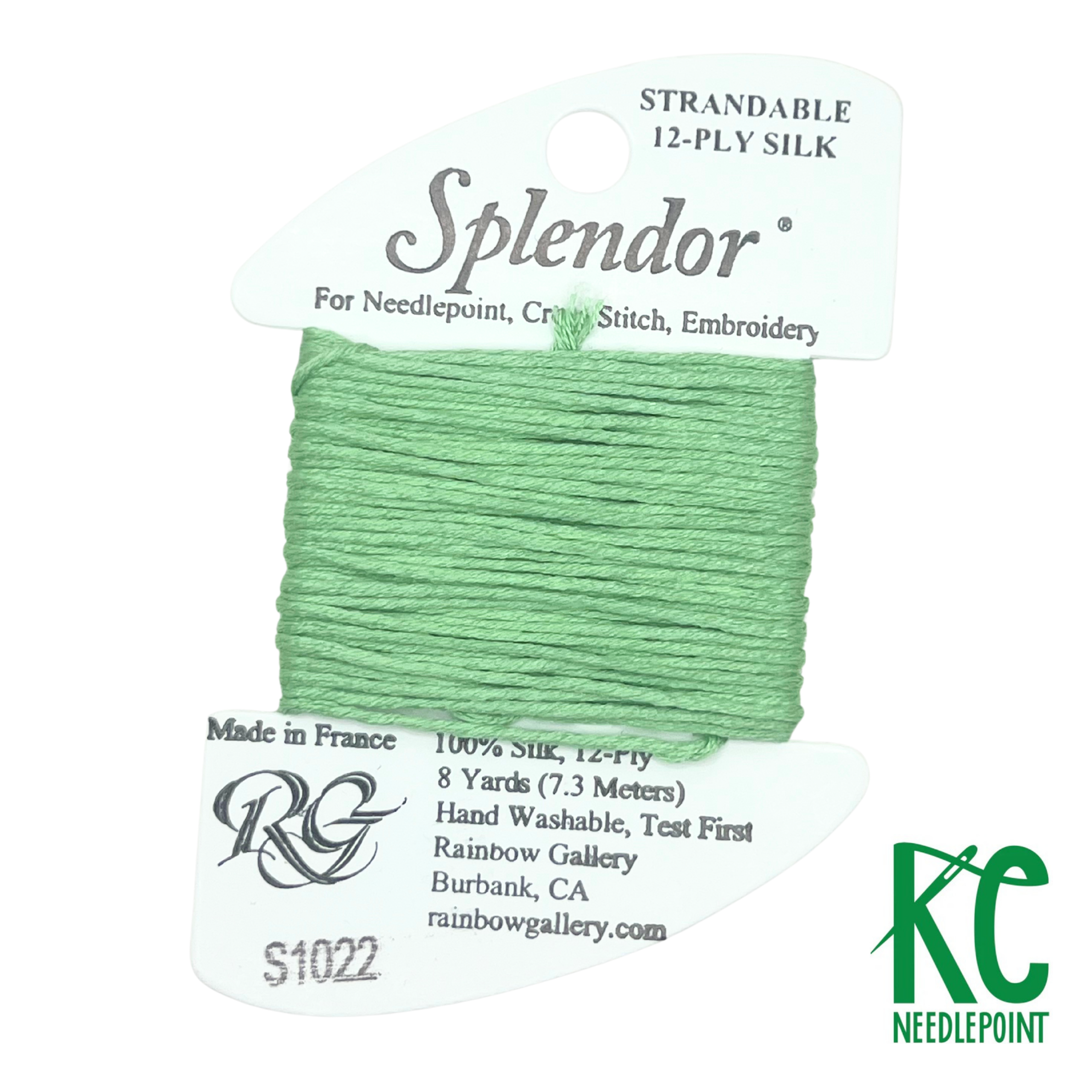 Splendor S1022 Green Blush - KC Needlepoint