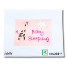 Pink Giraffe Baby Sleeping Canvas - KC Needlepoint
