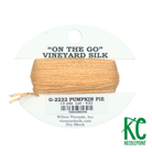 Vineyard Silk Card G2232 Pumpkin Pie - KC Needlepoint