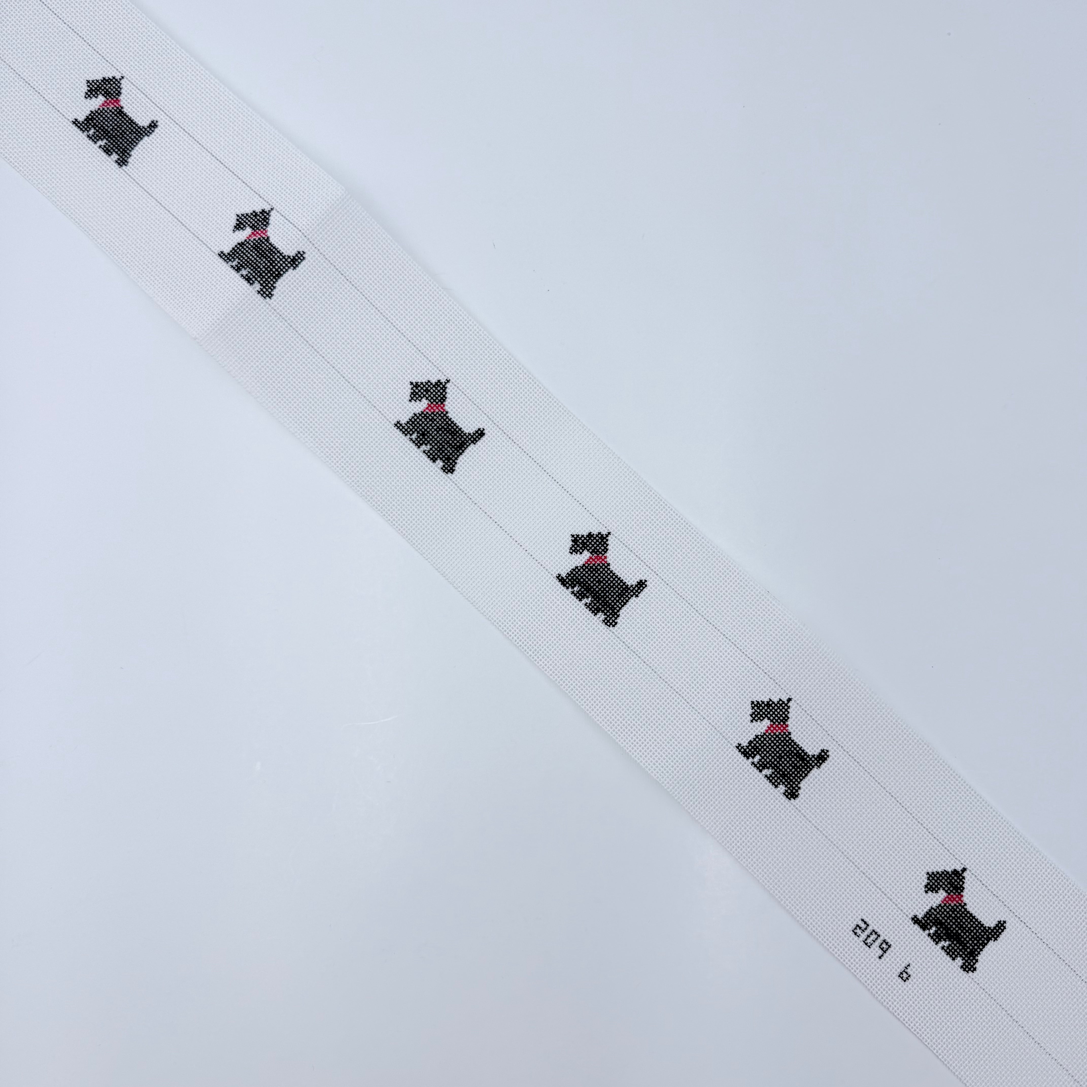 Scotties Needlepoint Belt Canvas - KC Needlepoint