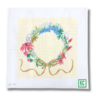Floral Crown Canvas - KC Needlepoint