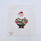 Camo Santa Canvas - KC Needlepoint