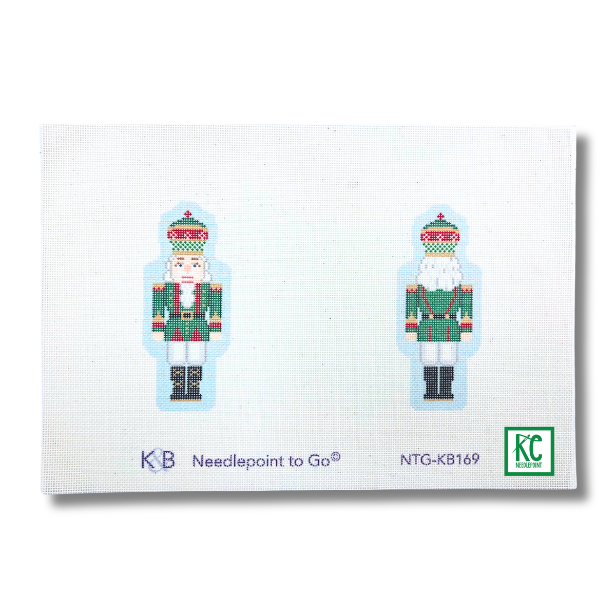 Double Sided Green Nutcracker Canvas – KC Needlepoint