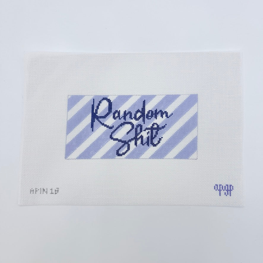 Random Shit Canvas - KC Needlepoint