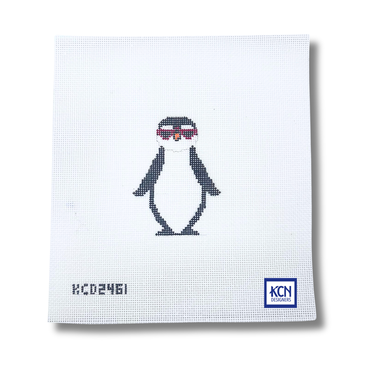 Penguin with Red Sunglasses - KC Needlepoint