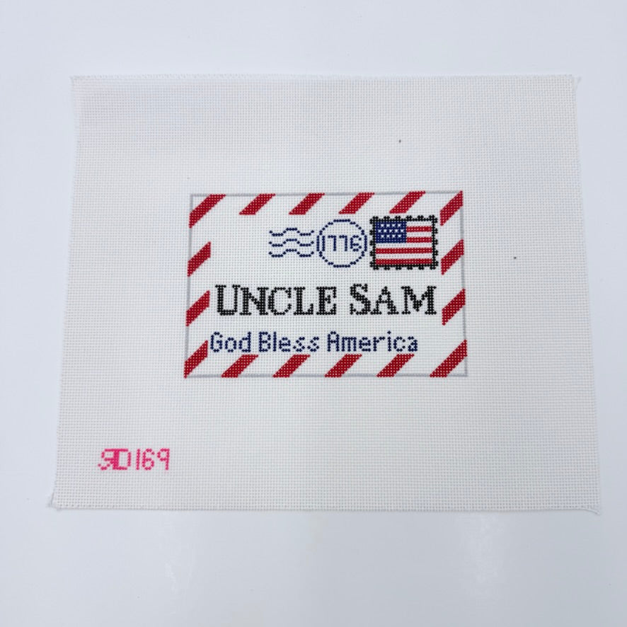 Mini Uncle Sam Letter Canvas - KC Needlepoint