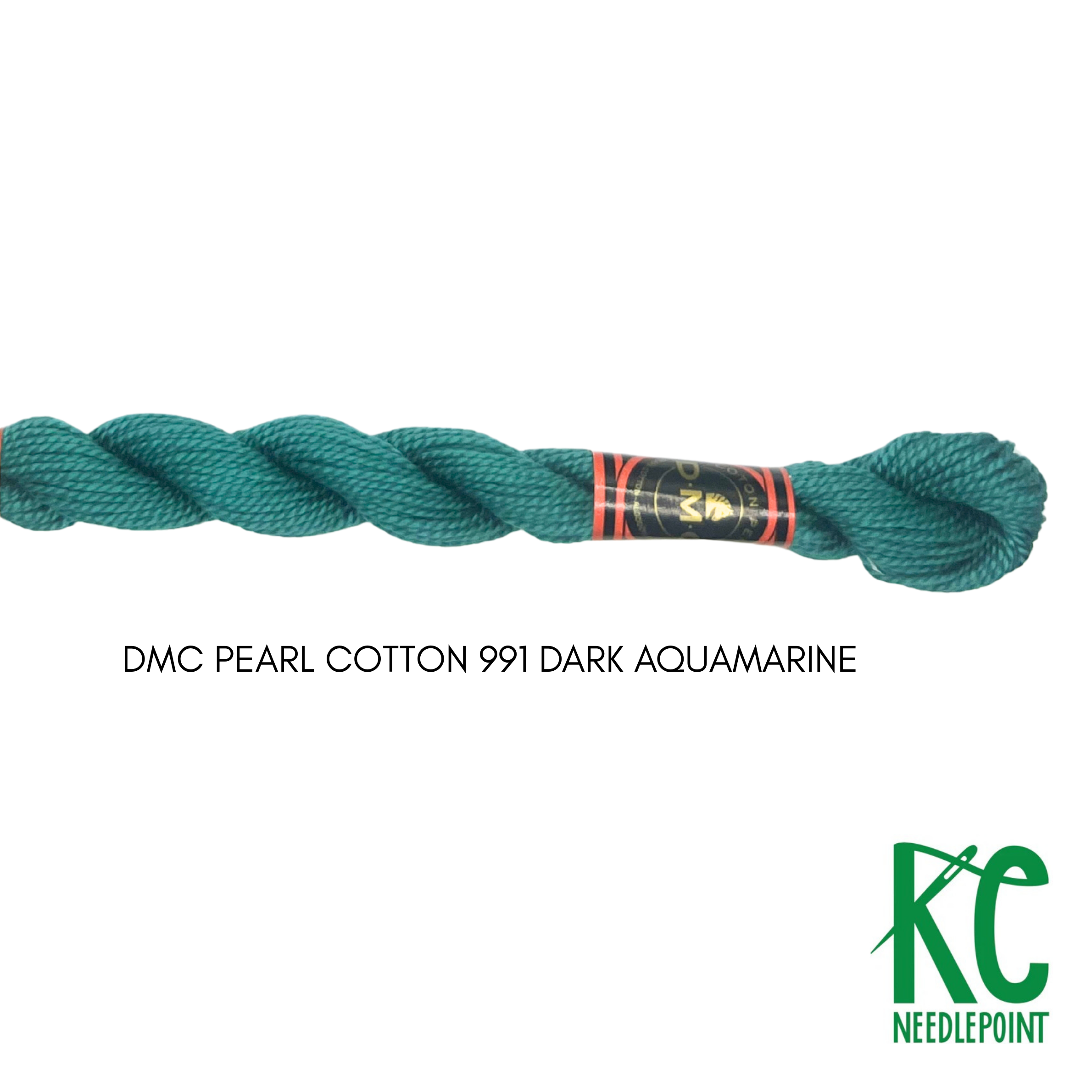 DMC 5 Pearl Cotton 991</br>Dark Aquamarine - KC Needlepoint
