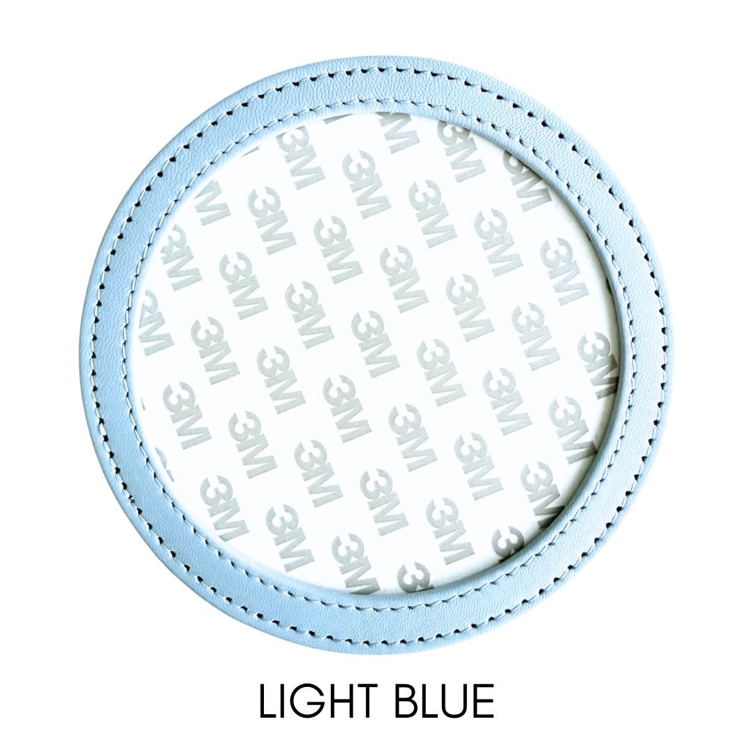 Round Self Finishing Leather Coaster - KC Needlepoint