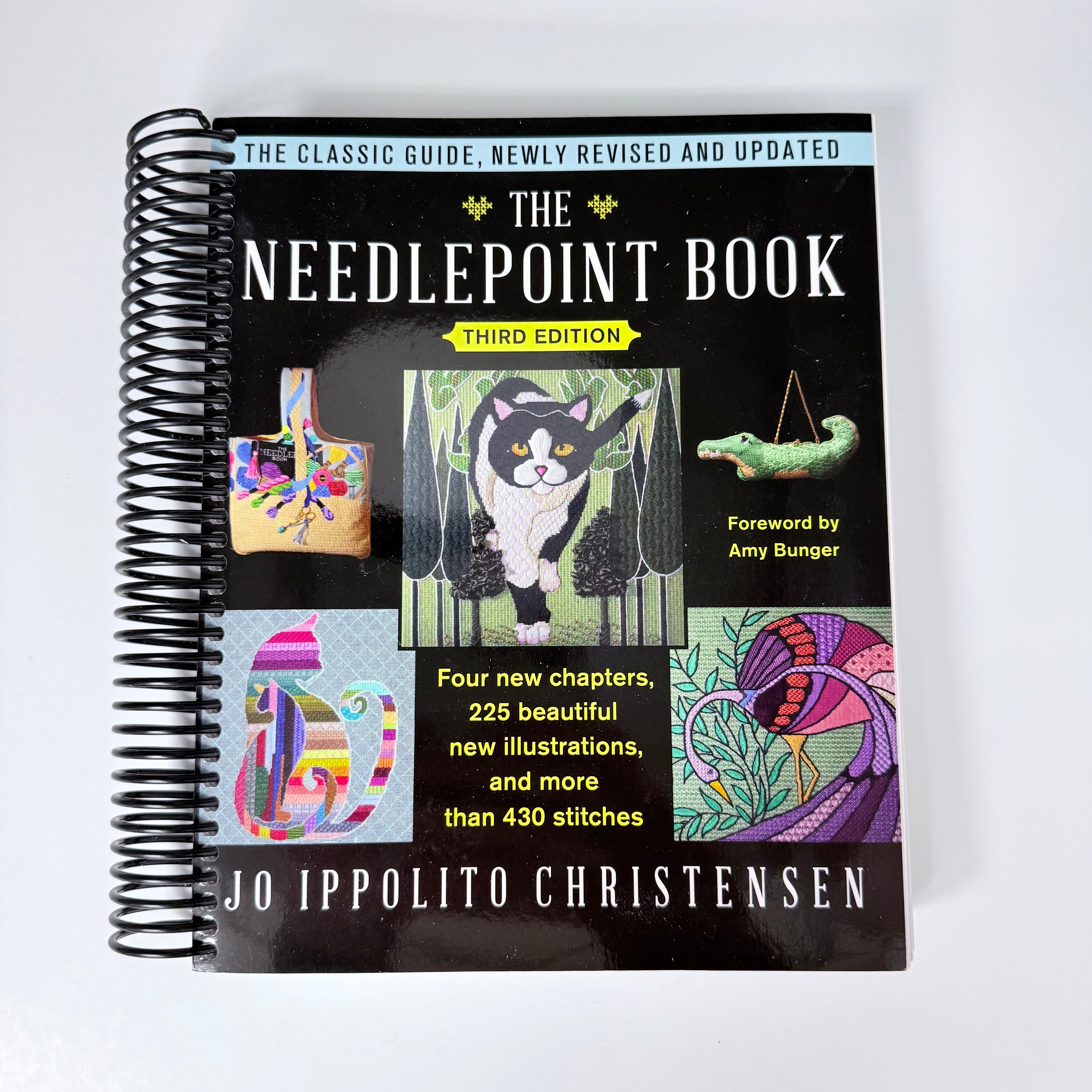 Spiral Bound The Needlepoint Book by: Jo Ippolito Christensen - KC Needlepoint