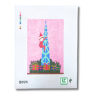 Elf on the Spire Canvas - KC Needlepoint