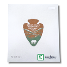 Great Smoky Mountains National Park Crest Canvas - KC Needlepoint