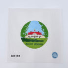 Mount Vernon Round Canvas - KC Needlepoint