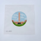Liberty Memorial 4 1/2" Round Canvas - KC Needlepoint