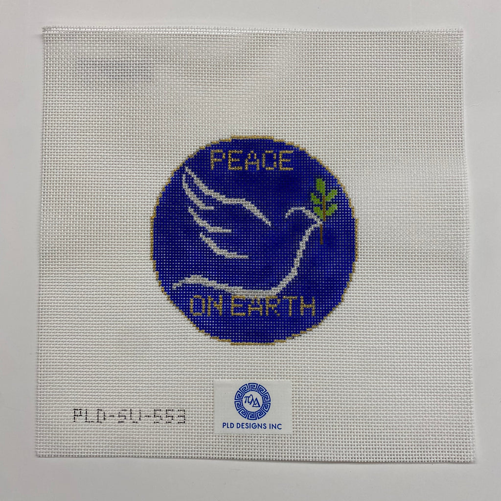 Peace on Earth Ornament Canvas - KC Needlepoint