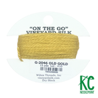 Vineyard Silk Card G2046 Old Gold - KC Needlepoint