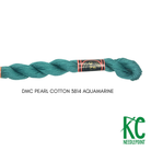 DMC 5 Pearl Cotton 3814</br>Aquamarine - KC Needlepoint