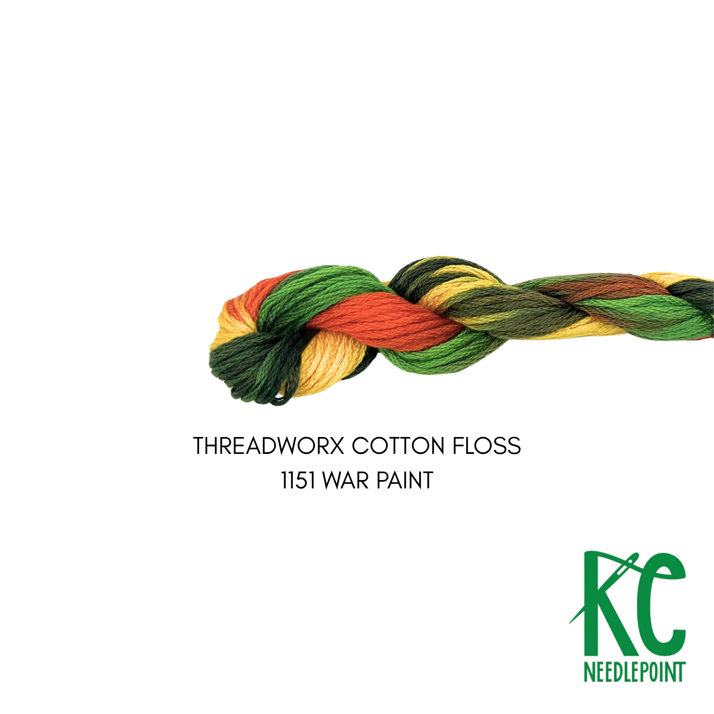 ThreadworX Cotton Floss 1151 War Paint - KC Needlepoint