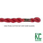 DMC 3 Pearl Cotton 347 Very Dark Salmon - KC Needlepoint