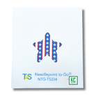 Stars and Stripes Mini Star Canvas - KC Needlepoint