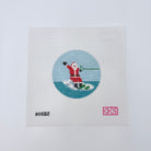 Water Ski Santa Canvas - KC Needlepoint