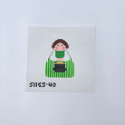 Green Angel with Pot of Gold - KC Needlepoint
