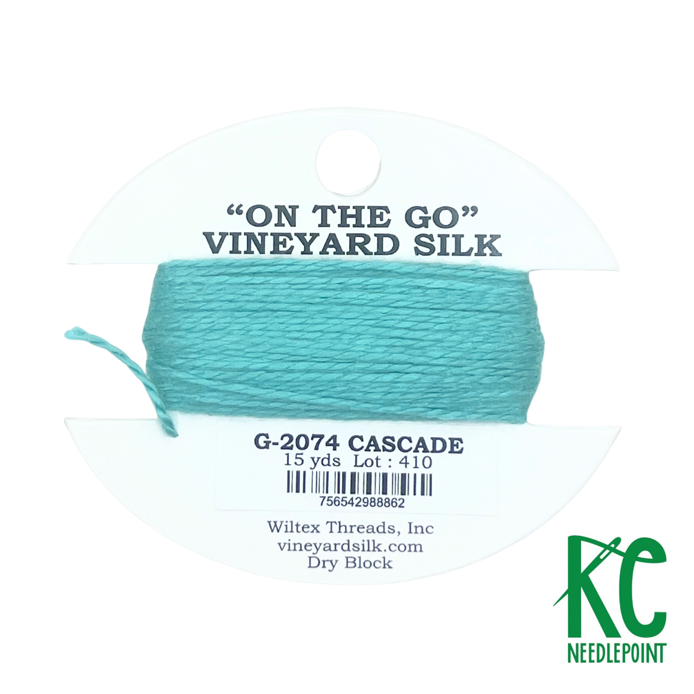 Vineyard Silk Card G2074 Cascade - KC Needlepoint