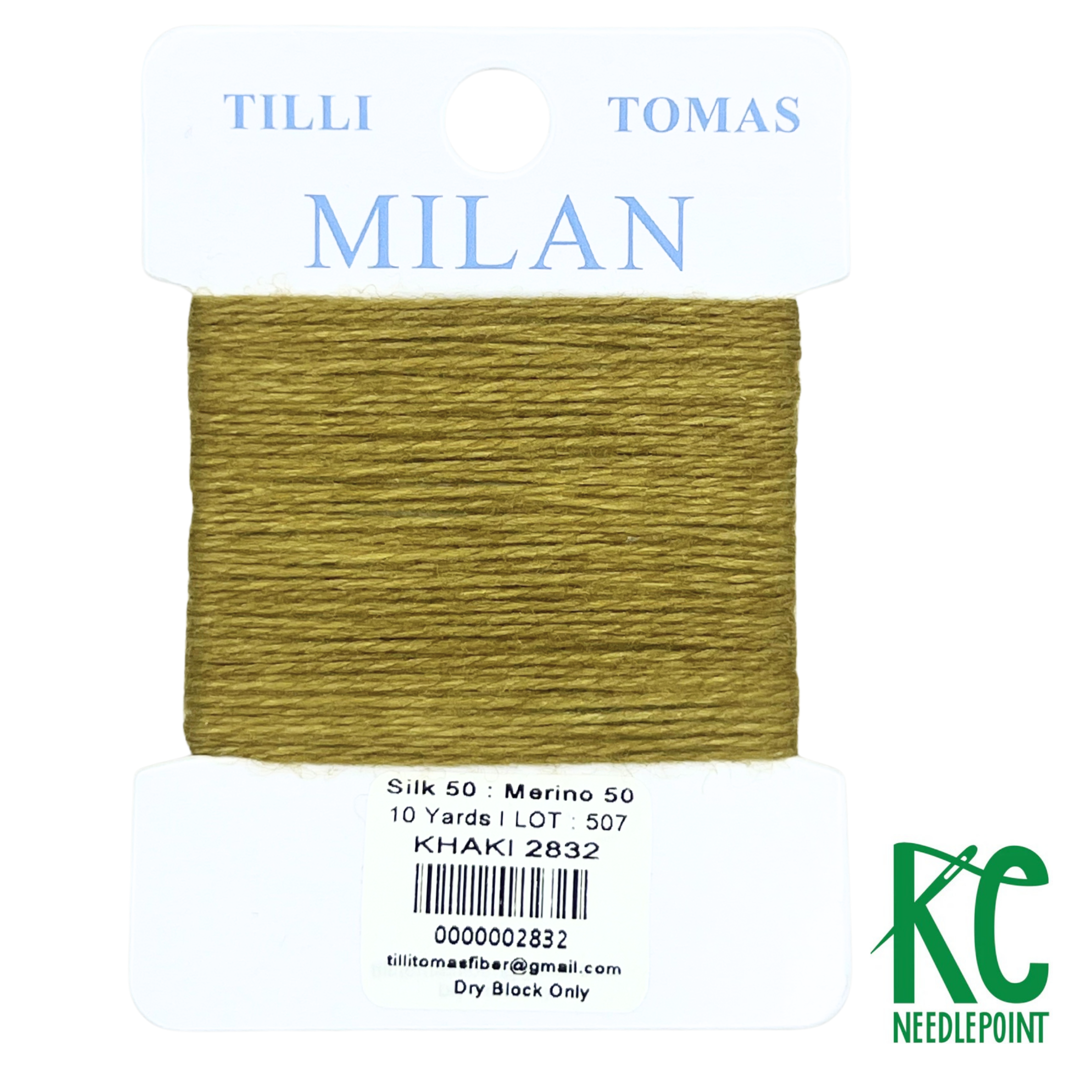 Milan Card 2832 Khaki - KC Needlepoint