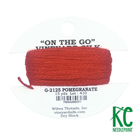 Vineyard Silk Card G2125 Pomegranate - KC Needlepoint