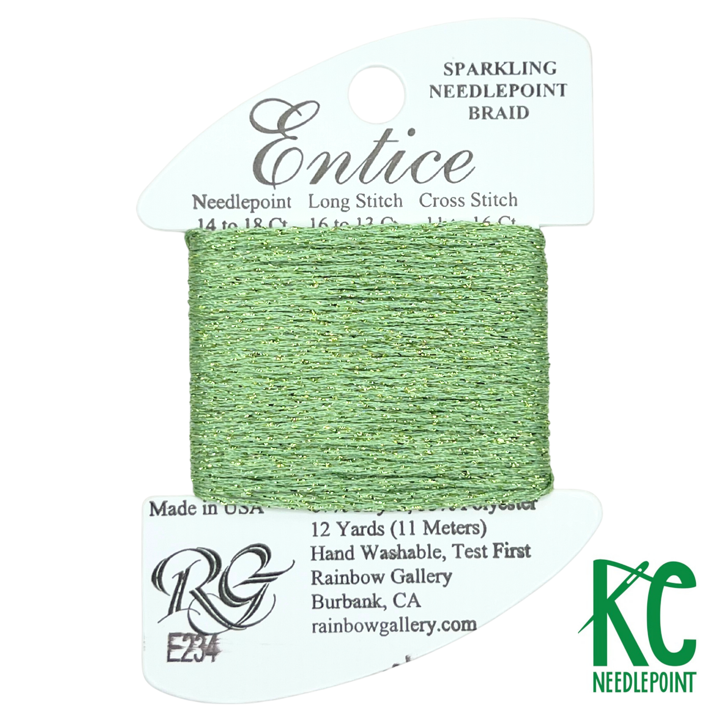 Entice E234 Aspen Green - KC Needlepoint