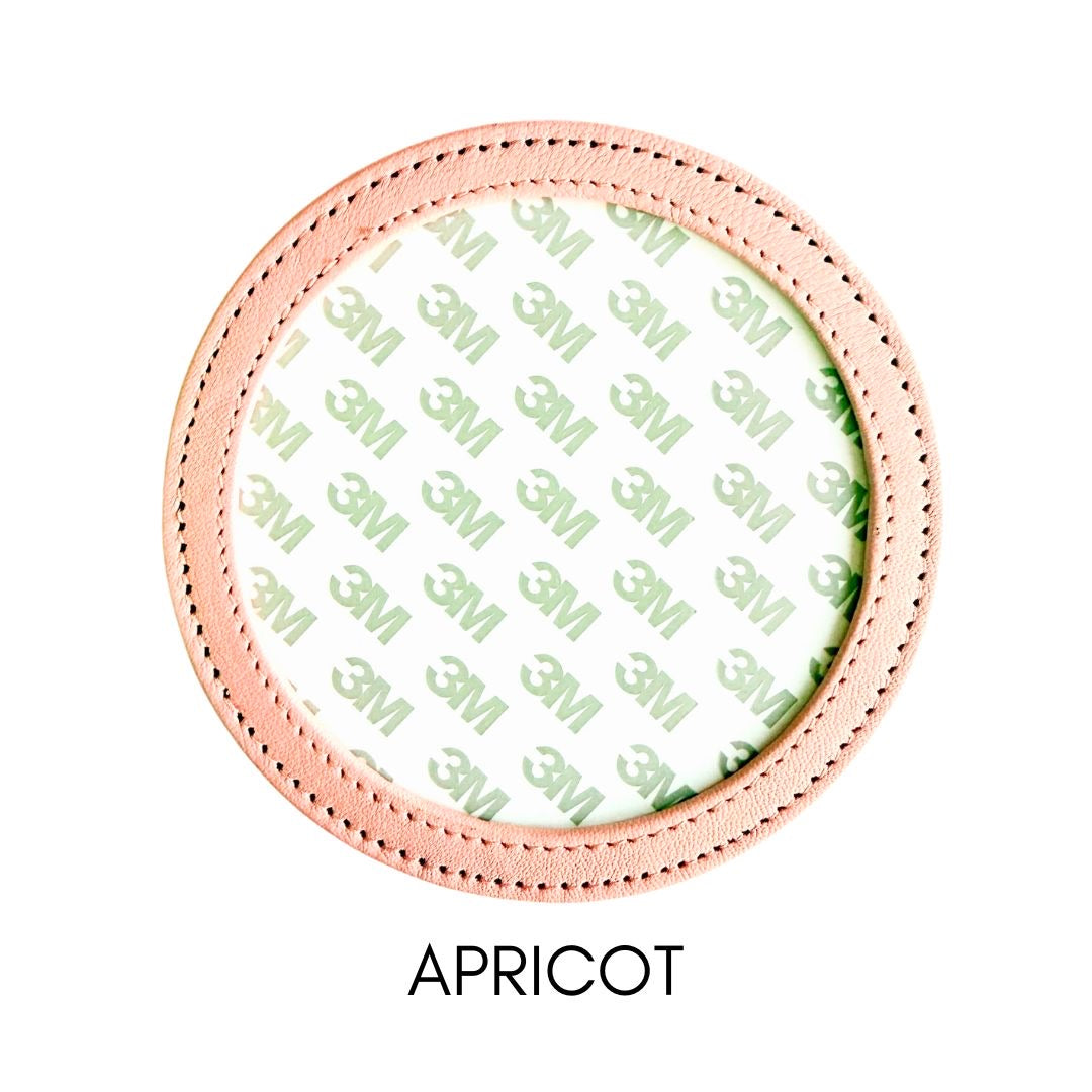 Round Self Finishing Leather Coaster - KC Needlepoint