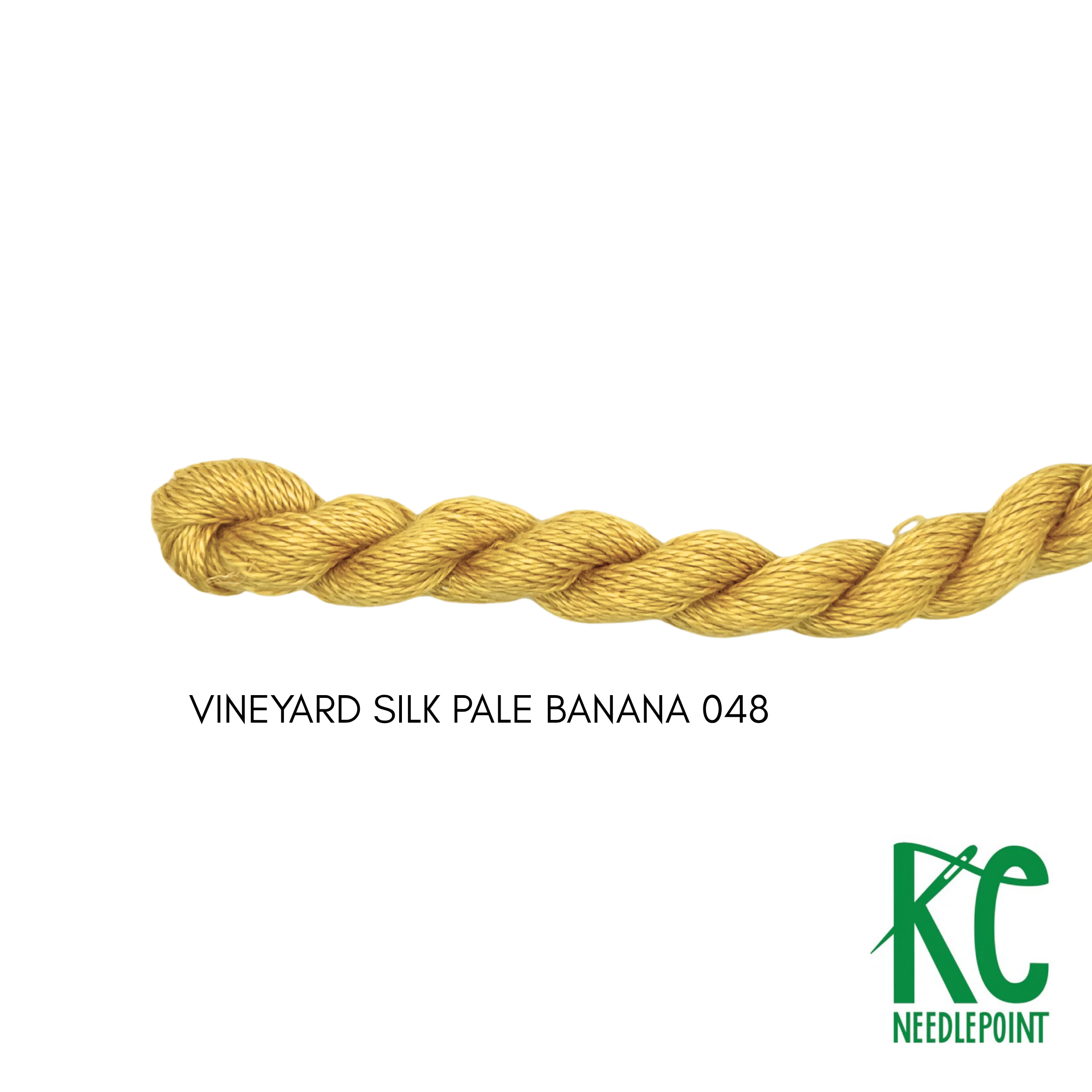 Vineyard Silk Skein C048 Pale Banana - KC Needlepoint