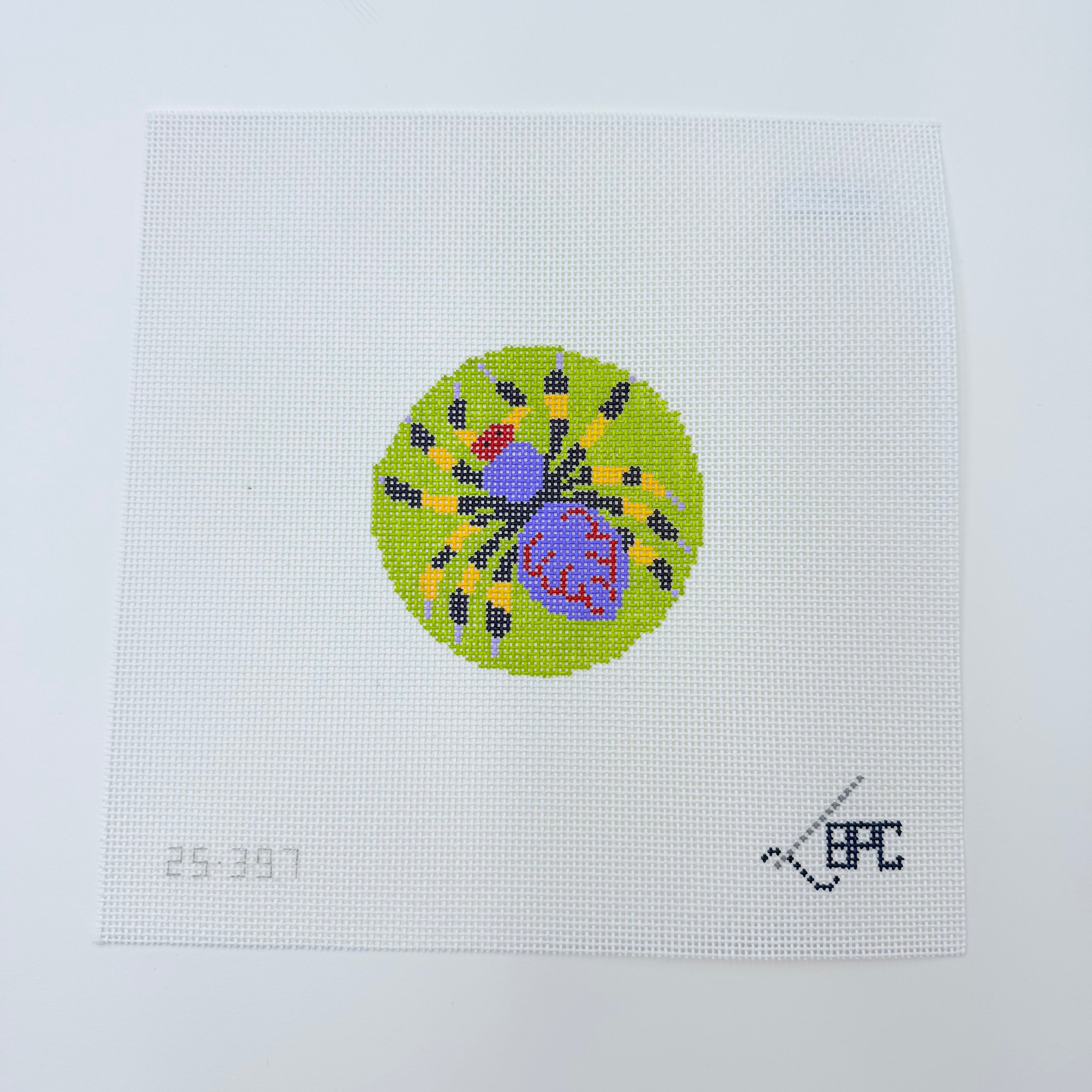 Halloween Spider Canvas - KC Needlepoint