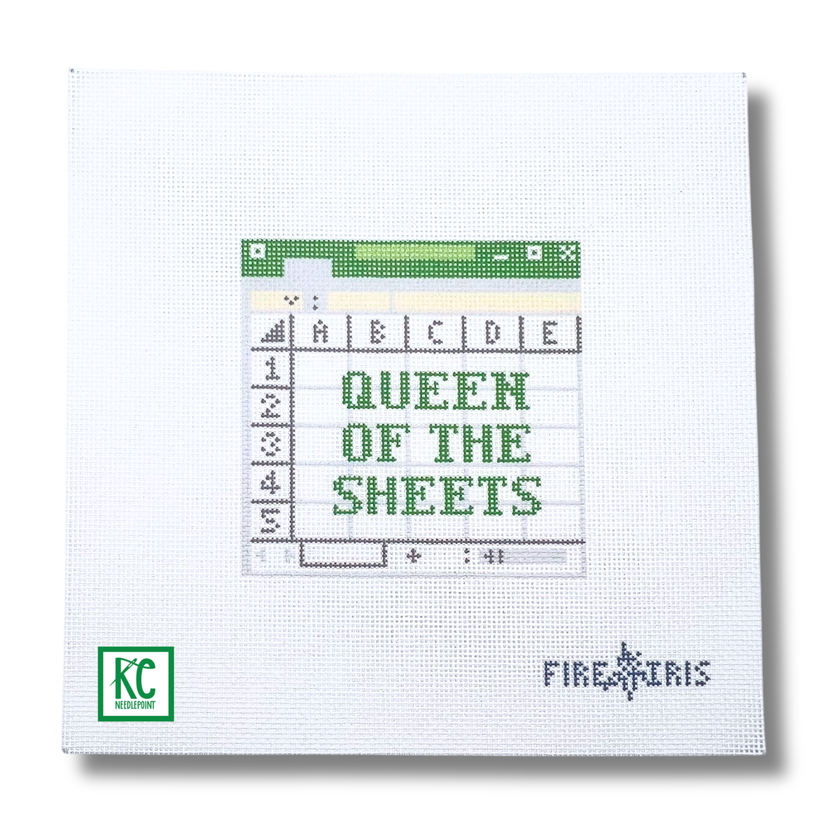 Queen of the Sheets Canvas - KC Needlepoint