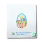 Three Eggs/Happy Stripes Egg Canvas - KC Needlepoint