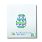 Bunny/Dots Egg Canvas - KC Needlepoint