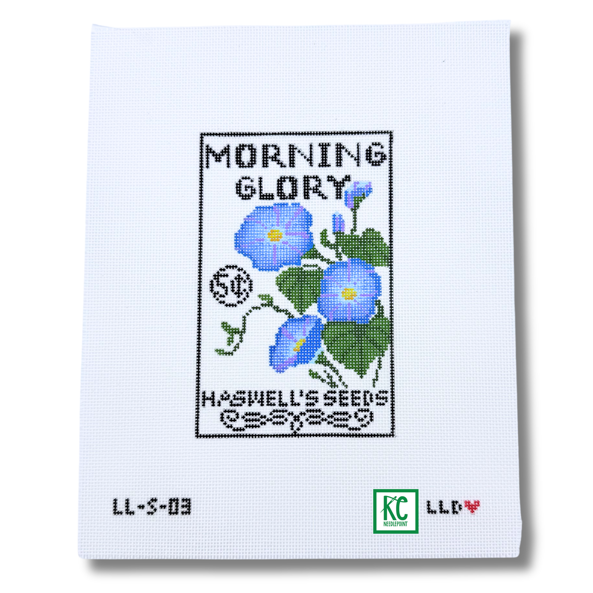 Morning Glory Seed Packet Canvas – KC Needlepoint