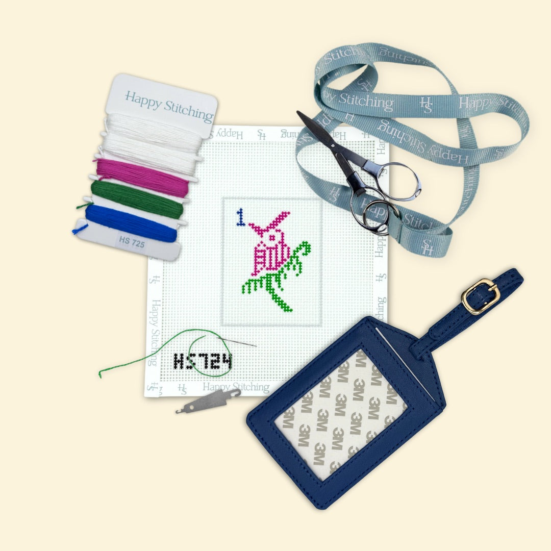 Bird Bam Bag/Luggage Tag Kit - KC Needlepoint