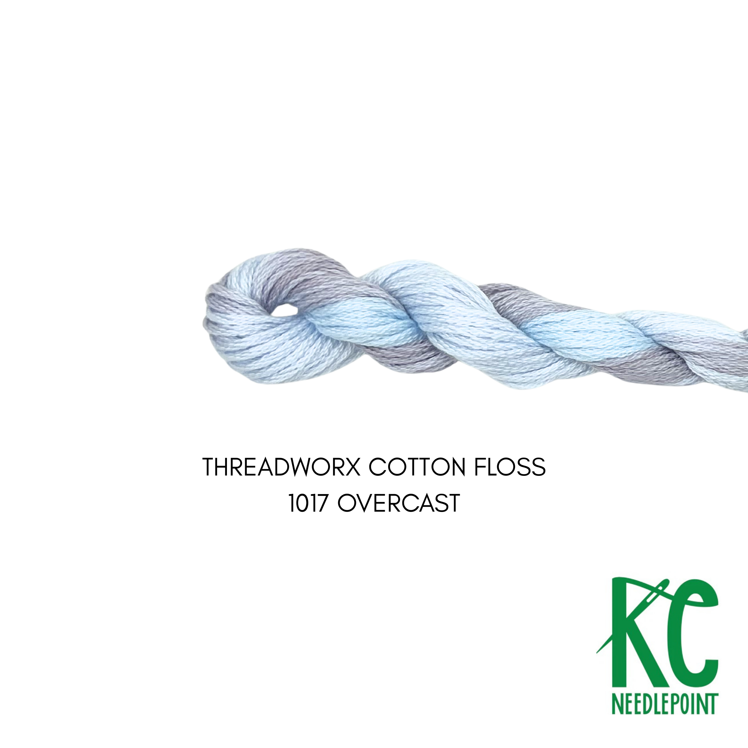 ThreadworX Cotton Floss 1017 Overcast - KC Needlepoint