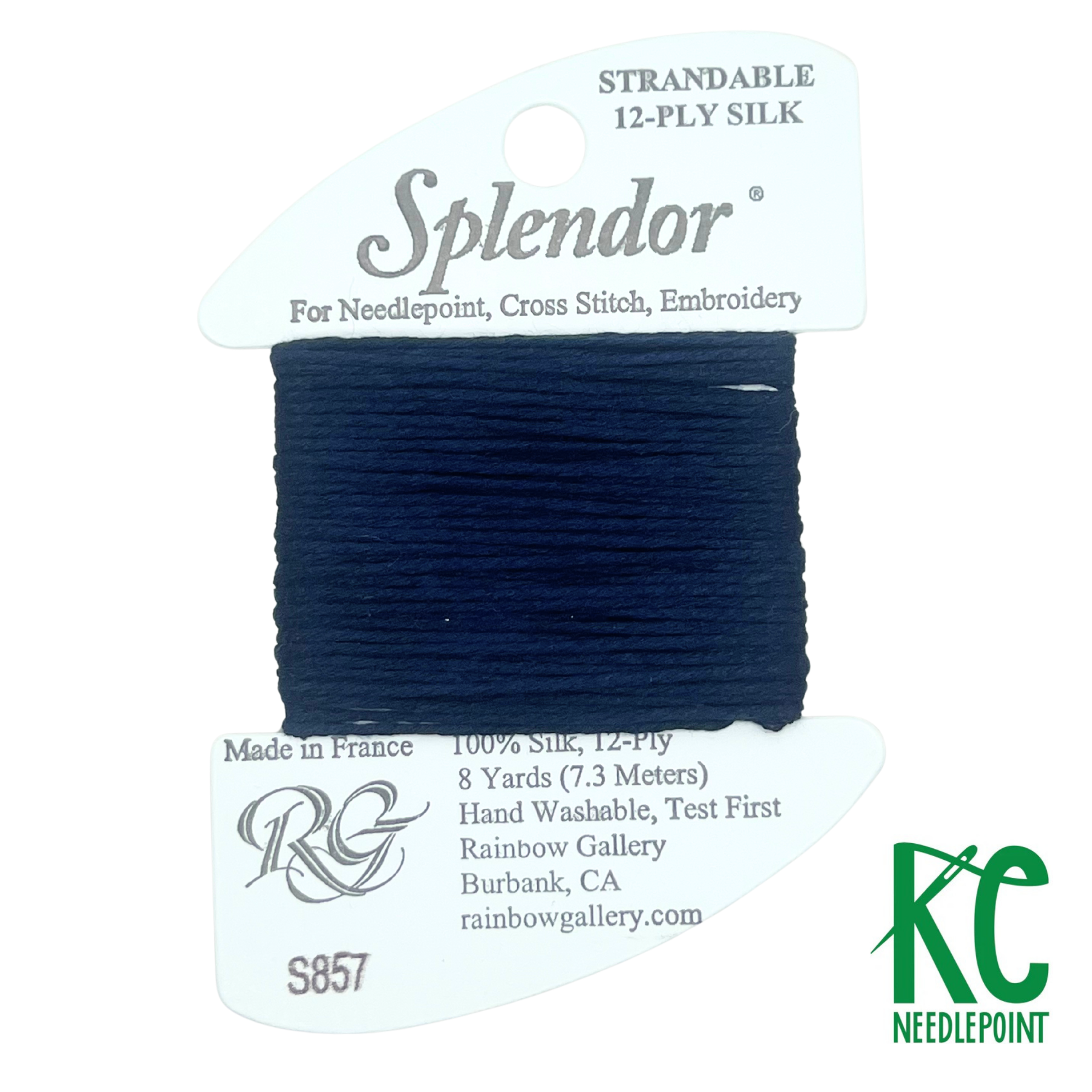 Splendor S857 Navy Blue - KC Needlepoint