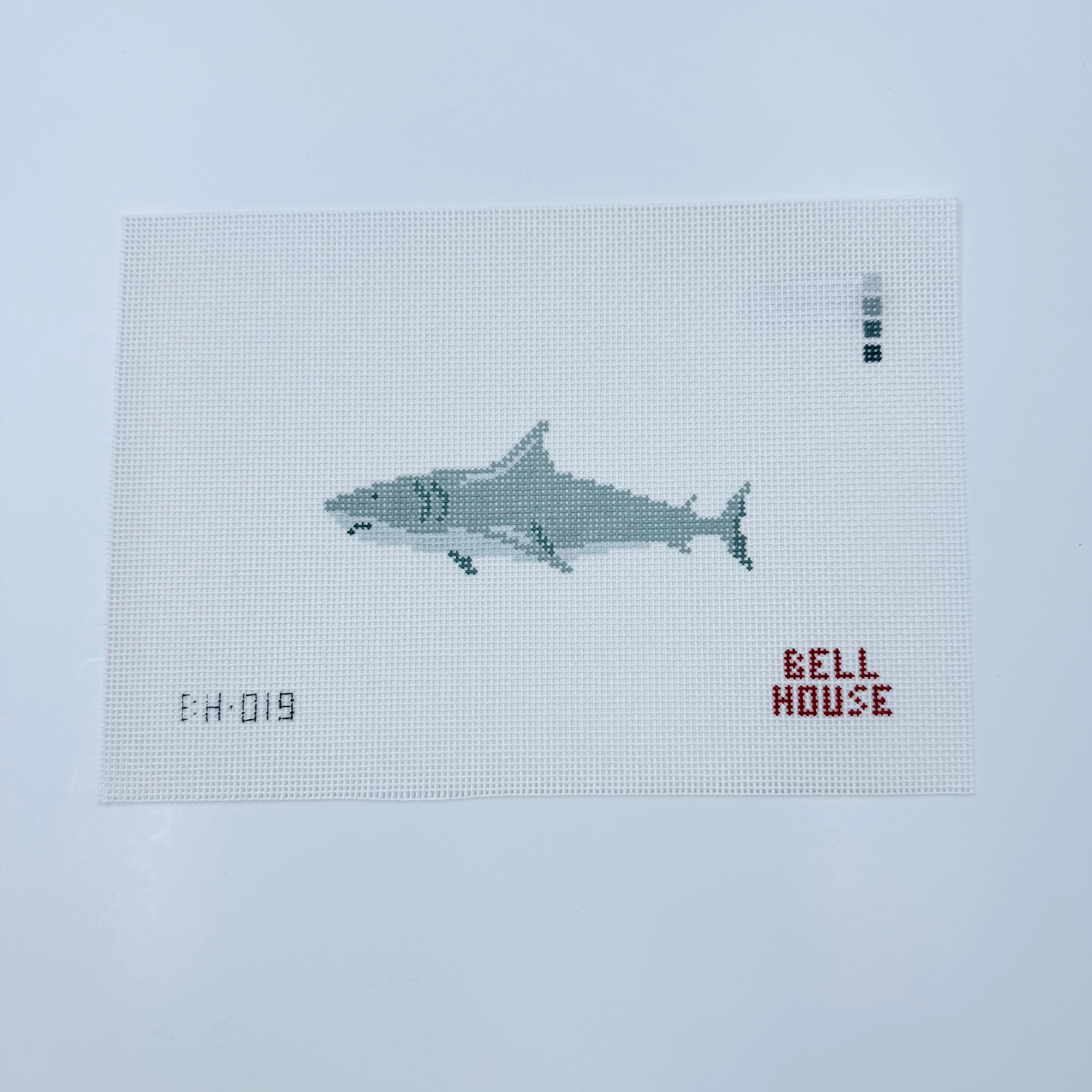Shark Canvas - KC Needlepoint