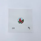 Cardinal Key Fob Insert Canvas - KC Needlepoint