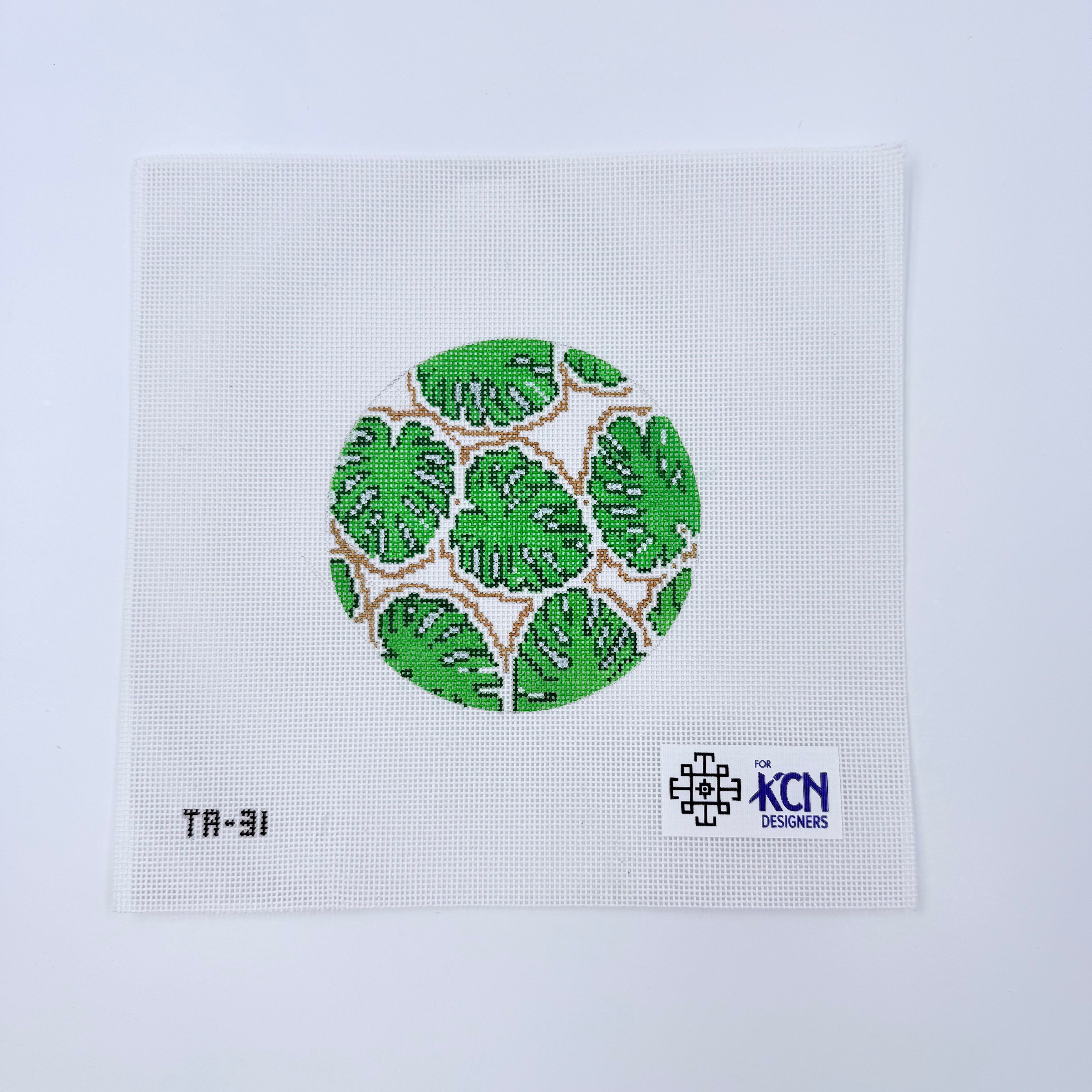 Folio Print Needlepoint Canvas - KC Needlepoint