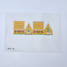 Scallop Hearts Gingerbread House Canvas - KC Needlepoint