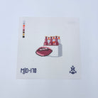 Football and Beer Canvas - KC Needlepoint