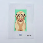 Yellow Lab with Glasses Eyeglass Case Canvas - KC Needlepoint
