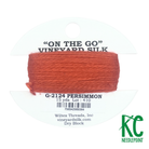 Vineyard Silk Card G2124 Persimmon - KC Needlepoint