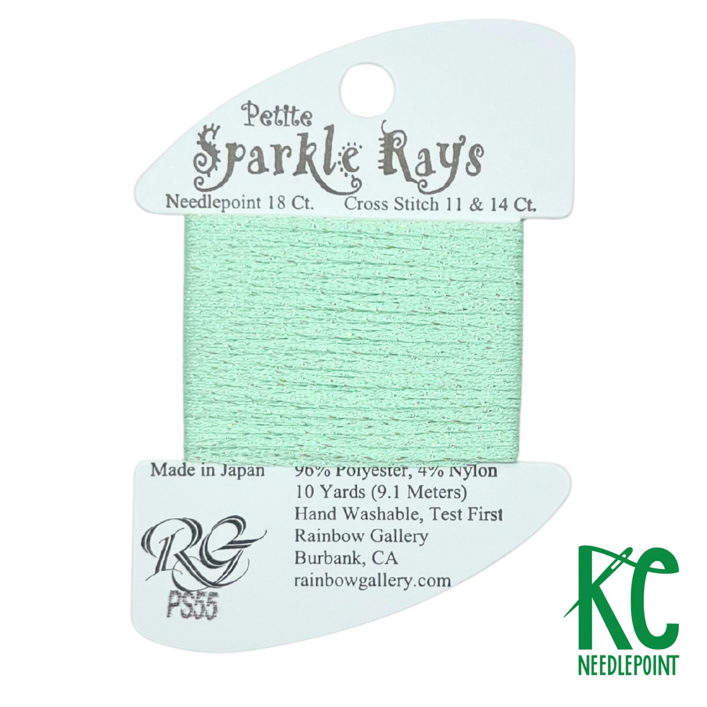 Petite Sparkle Rays PS55 Pale Aqua - KC Needlepoint