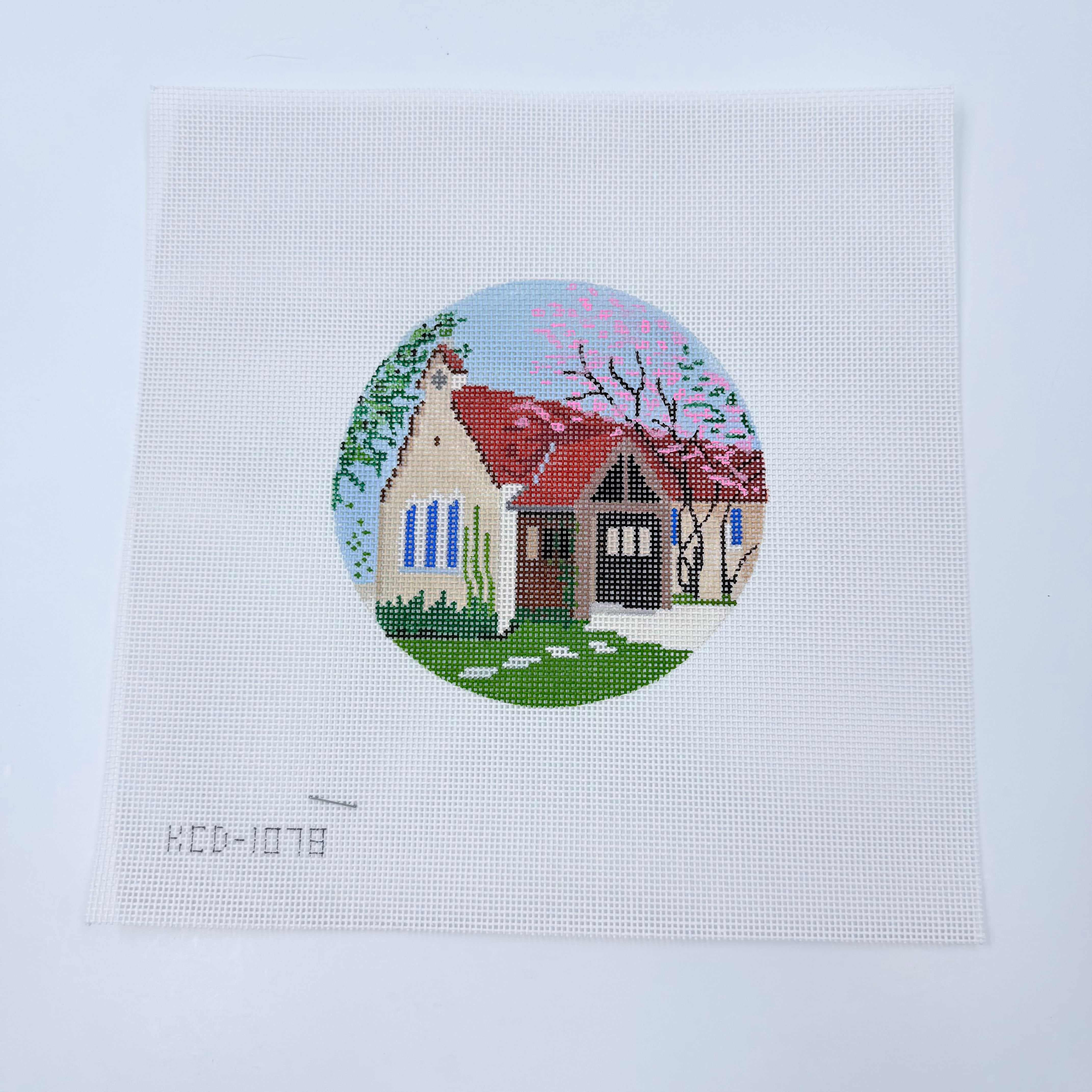 Danforth Chapel Canvas - KC Needlepoint